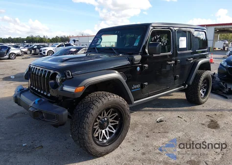 2023 Jeep Wrangler 4Xe Rubicon 4X4 из США, поврежденный, VIN 1C4JJXR62PW536733